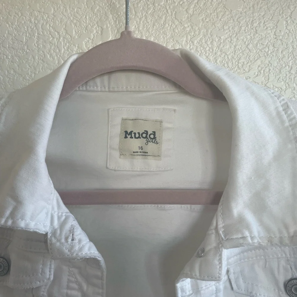 Mudd White Kids Jean Jacket